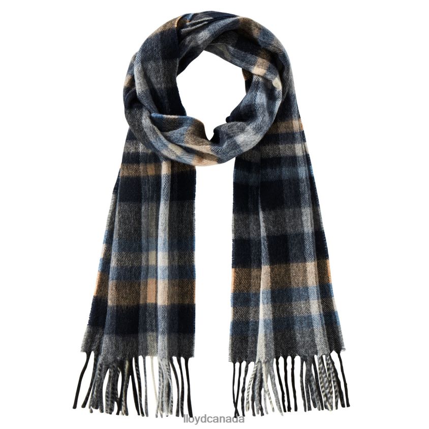 WOOL/CASHMERE SCARF LLOYD Men blue R084ZF694 Accessories