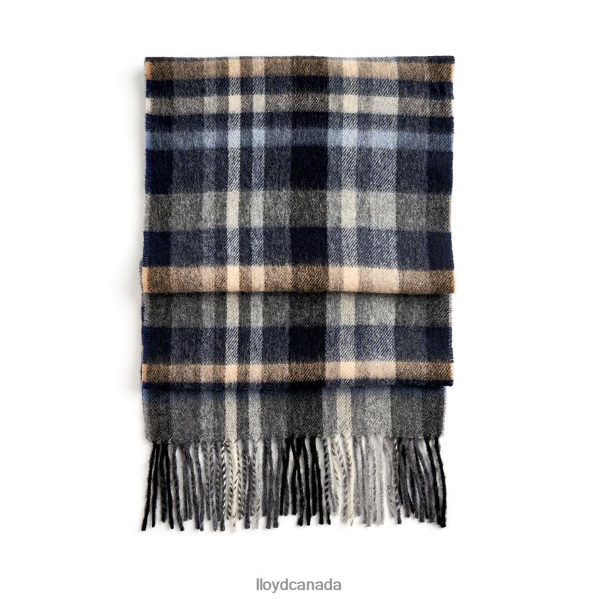WOOL/CASHMERE SCARF LLOYD Men blue R084ZF694 Accessories