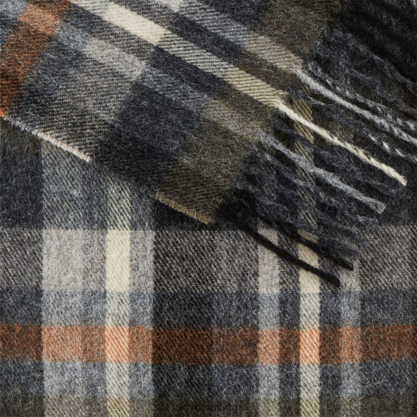 WOOL/CASHMERE SCARF LLOYD Men grey R084ZF693 Accessories