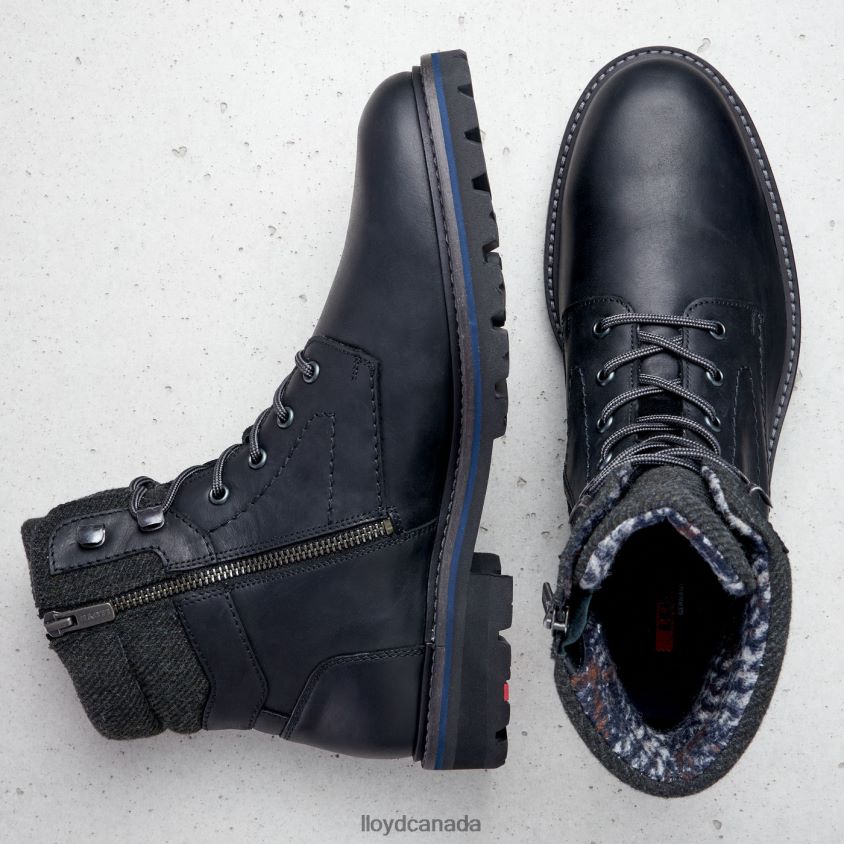 FLAVIO LLOYD Men black R084ZF505 Shoes