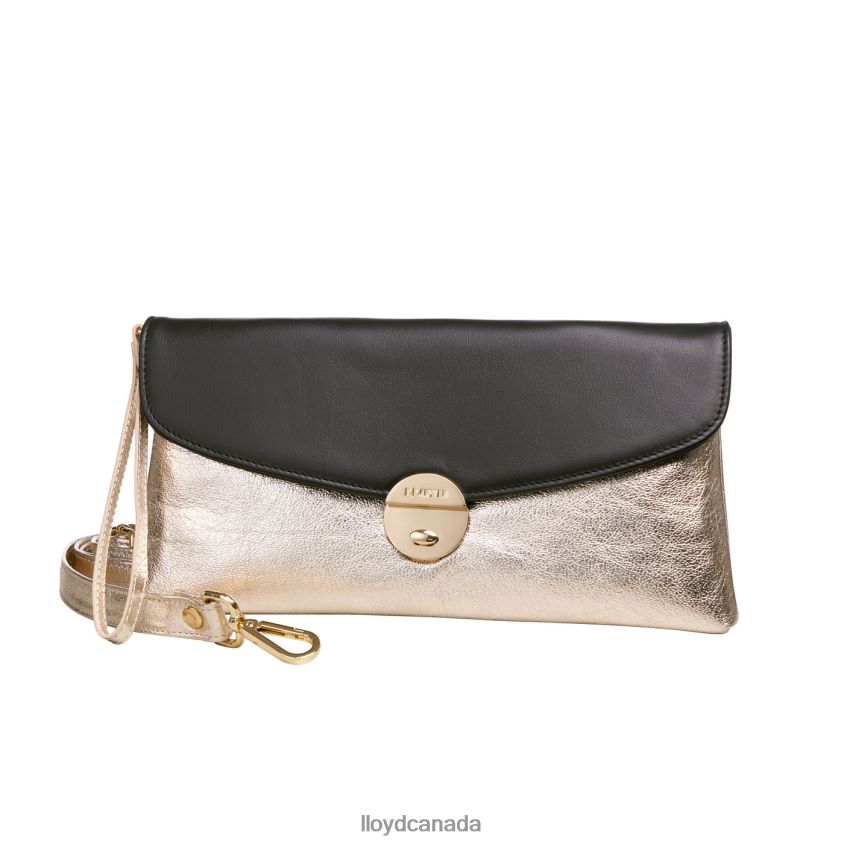CLUTCH LLOYD Women gold R084ZF1294 Accessories