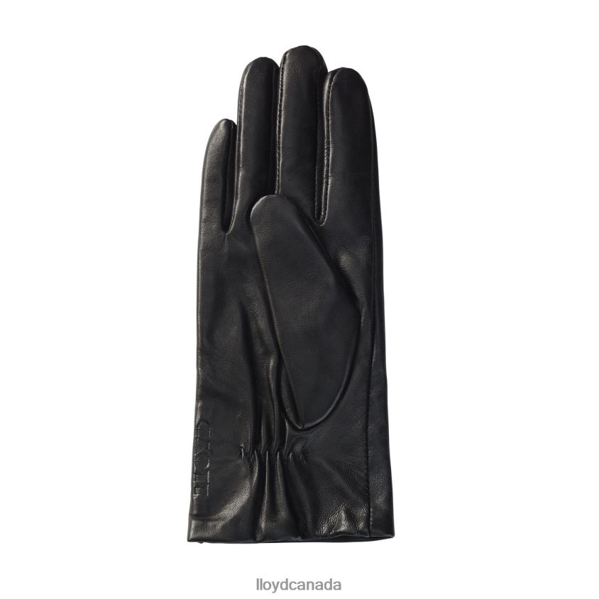 leather GLOVES LLOYD Women black R084ZF1311 Accessories