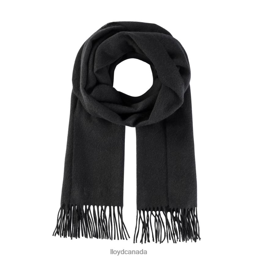 WOOL/CASHMERE SCARF LLOYD Women black R084ZF1308 Accessories