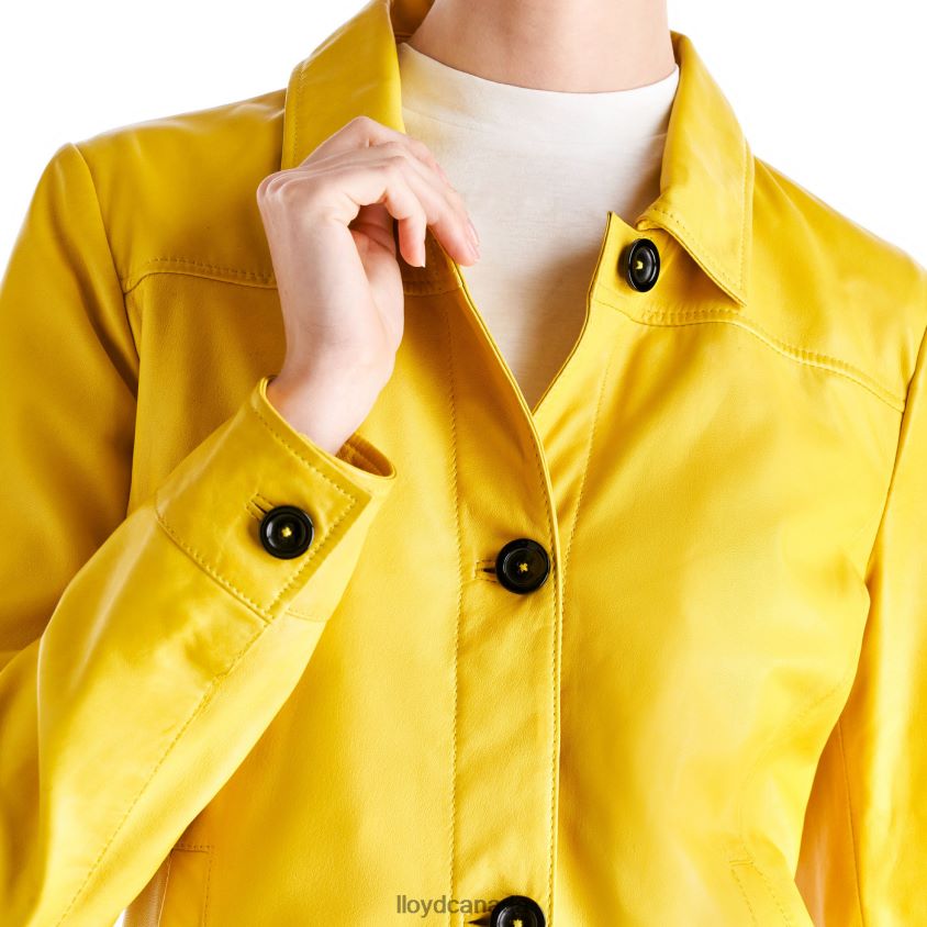 HERVE LLOYD Women yellow R084ZF1264 Clothing