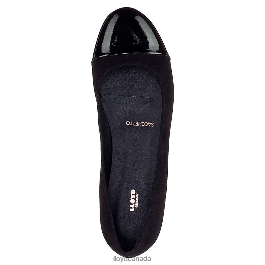 PATENT LEATHER BALLERINA LLOYD Women black R084ZF1171 Shoes