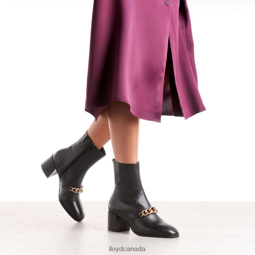 LEATHER ANKLE BOOTS LLOYD Women black R084ZF878 Shoes