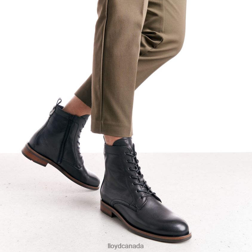 LEATHER ANKLE BOOTS LLOYD Women black R084ZF971 Shoes