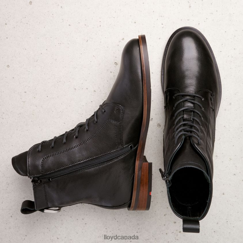 LEATHER ANKLE BOOTS LLOYD Women black R084ZF971 Shoes