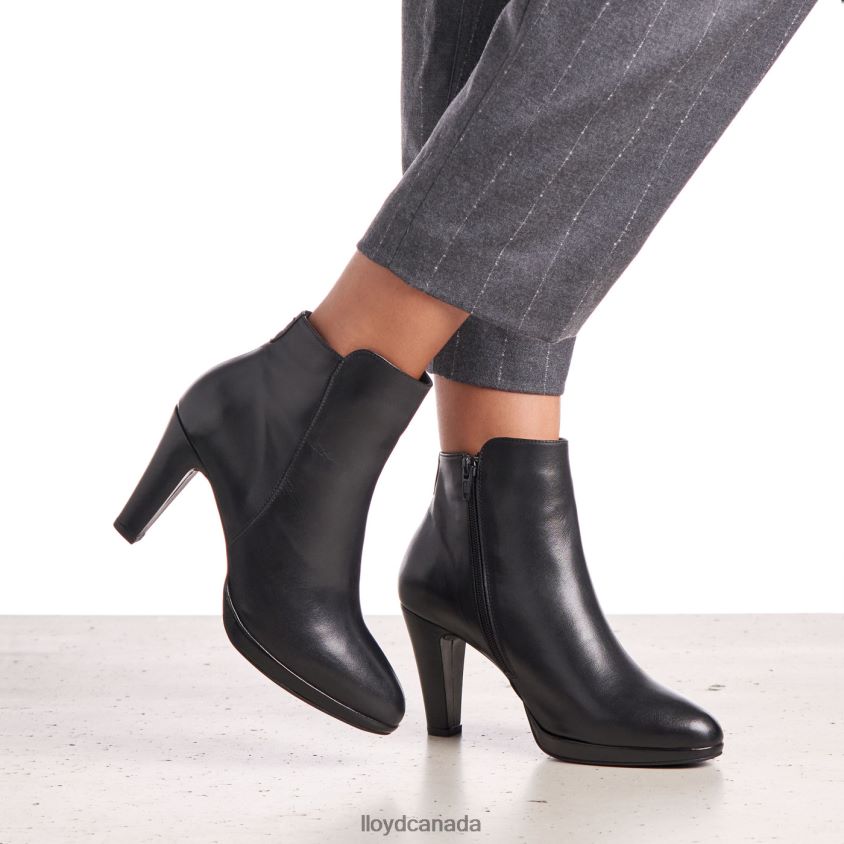 SMOOTH LEATHER ANKLE BOOTS LLOYD Women black R084ZF920 Shoes