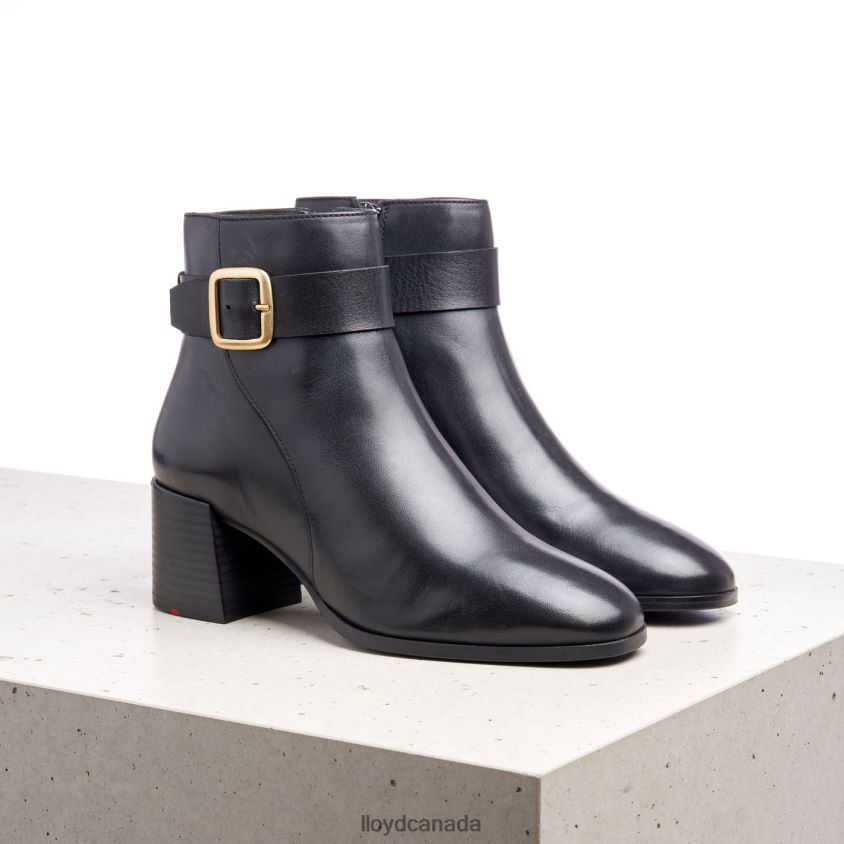 SMOOTH LEATHER ANKLE BOOTS LLOYD Women black R084ZF978 Shoes