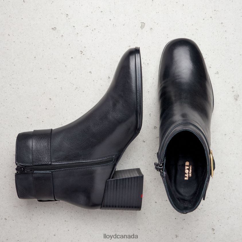SMOOTH LEATHER ANKLE BOOTS LLOYD Women black R084ZF978 Shoes