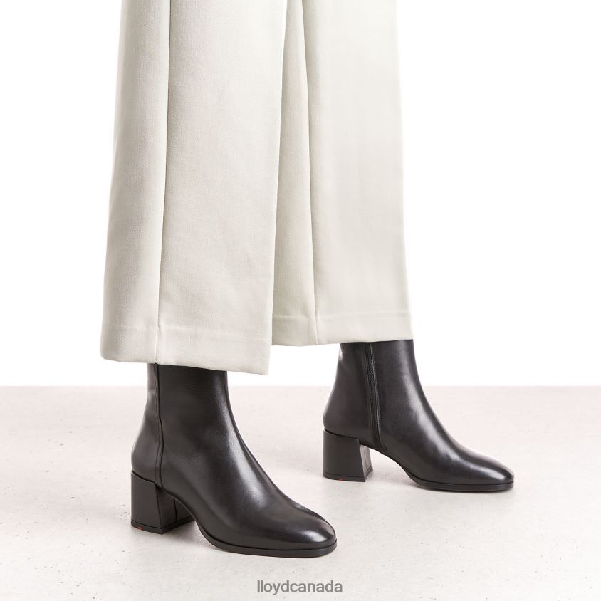 SMOOTH LEATHER ANKLE BOOTS LLOYD Women black R084ZF984 Shoes