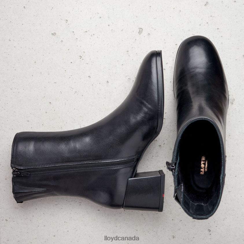 SMOOTH LEATHER ANKLE BOOTS LLOYD Women black R084ZF984 Shoes