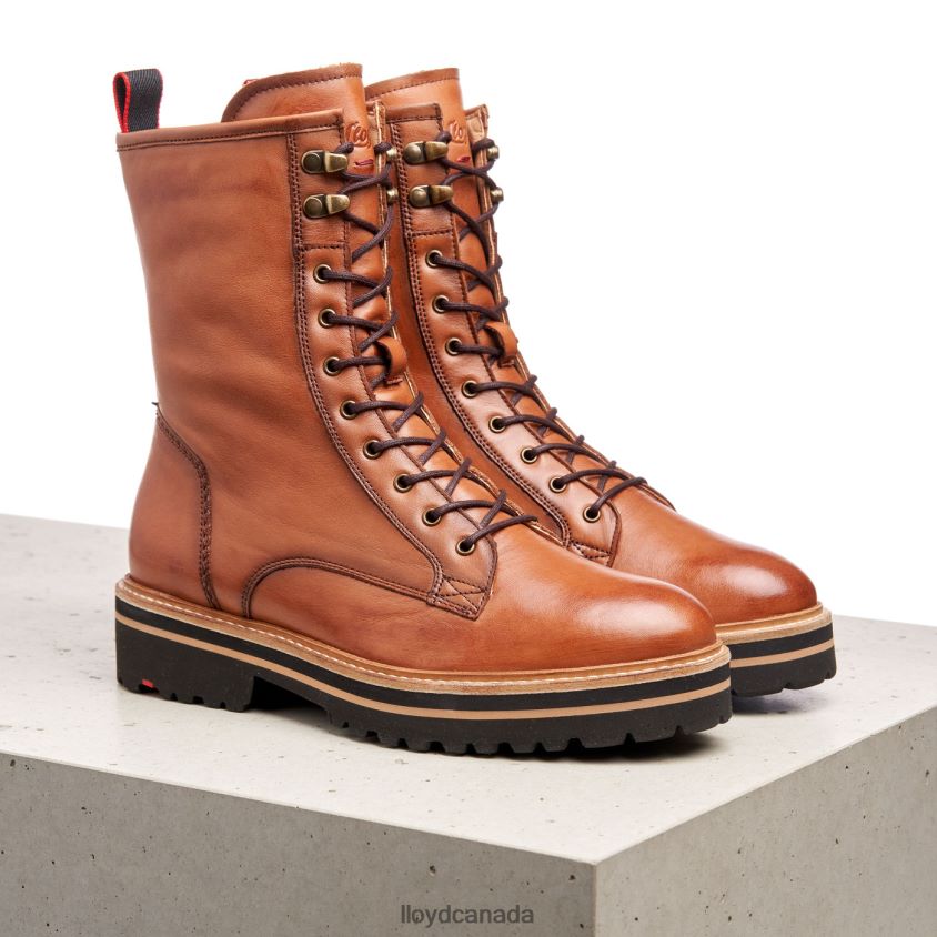 SMOOTH LEATHER ANKLE BOOTS LLOYD Women brown R084ZF970 Shoes