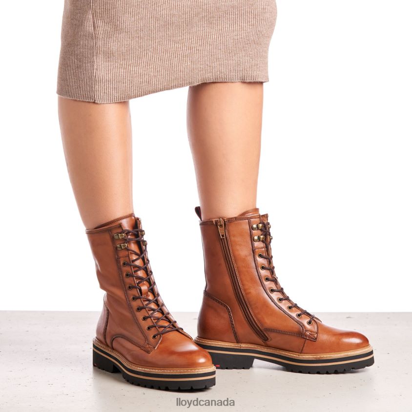 SMOOTH LEATHER ANKLE BOOTS LLOYD Women brown R084ZF970 Shoes