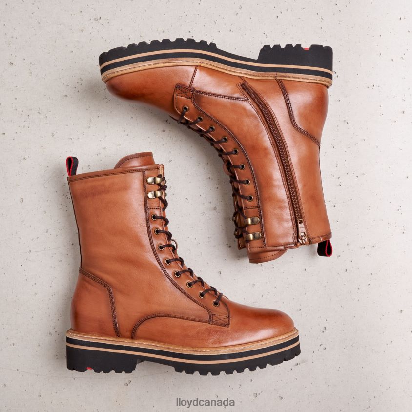 SMOOTH LEATHER ANKLE BOOTS LLOYD Women brown R084ZF970 Shoes