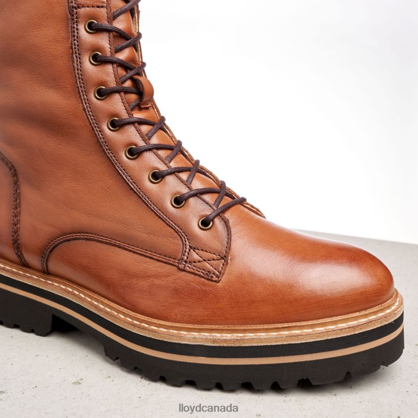 SMOOTH LEATHER ANKLE BOOTS LLOYD Women brown R084ZF970 Shoes