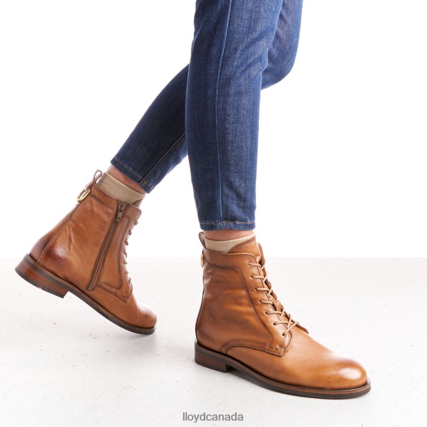 SMOOTH LEATHER ANKLE BOOTS LLOYD Women brown R084ZF982 Shoes