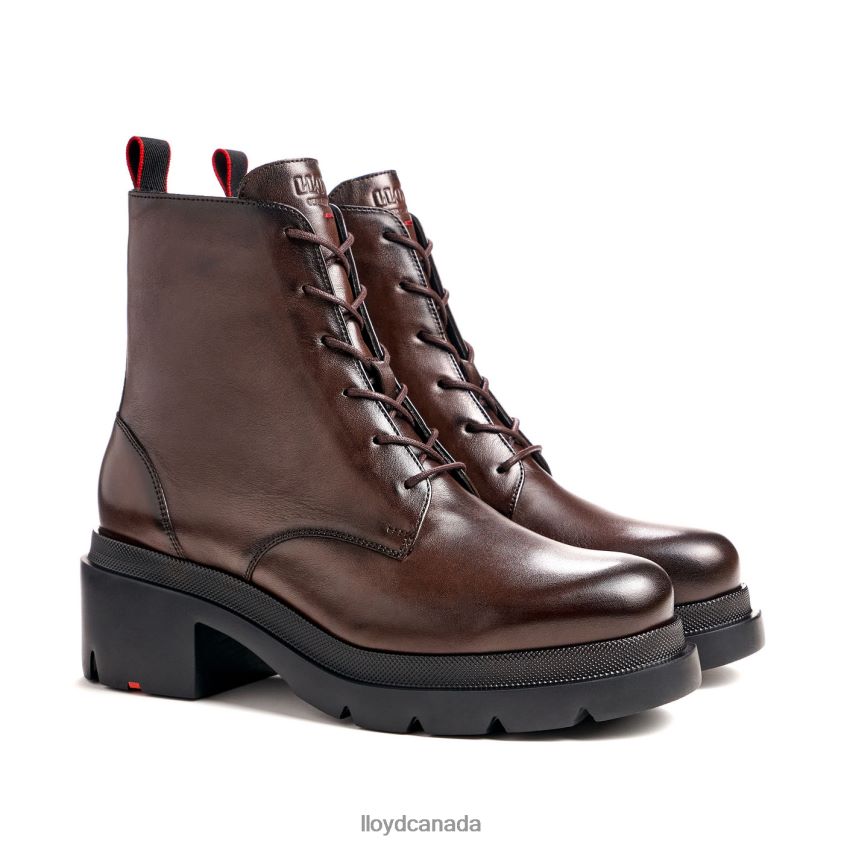 light sole smooth leather ANKLE BOOT LLOYD Women brown R084ZF907 Shoes