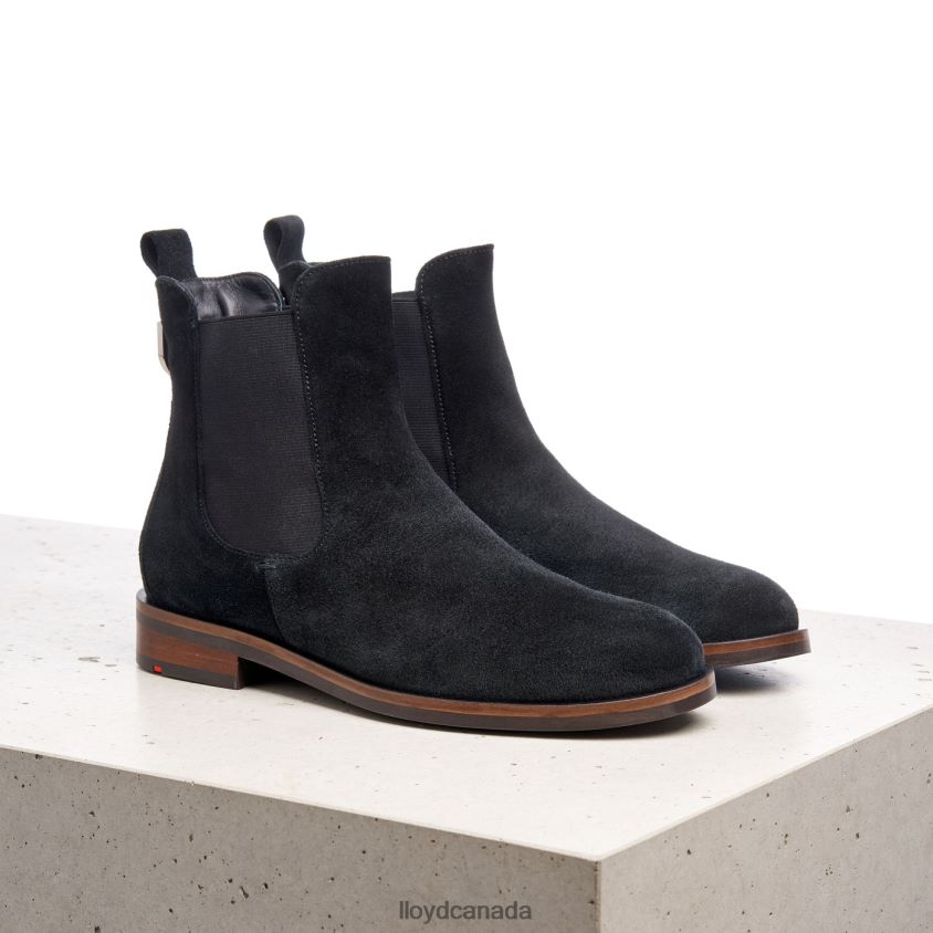rough leather slip-on ANKLE BOOTS LLOYD Women black R084ZF975 Shoes