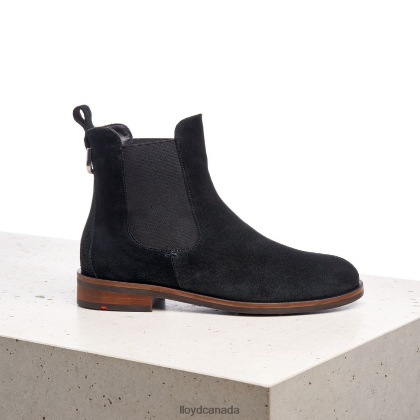 rough leather slip-on ANKLE BOOTS LLOYD Women black R084ZF975 Shoes