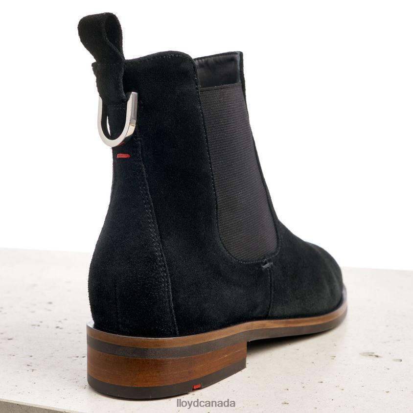 rough leather slip-on ANKLE BOOTS LLOYD Women black R084ZF975 Shoes