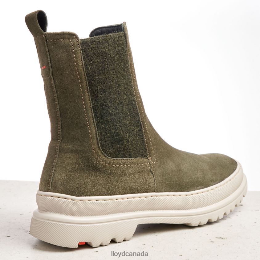 rough leather slip-on ANKLE BOOTS LLOYD Women green R084ZF926 Shoes