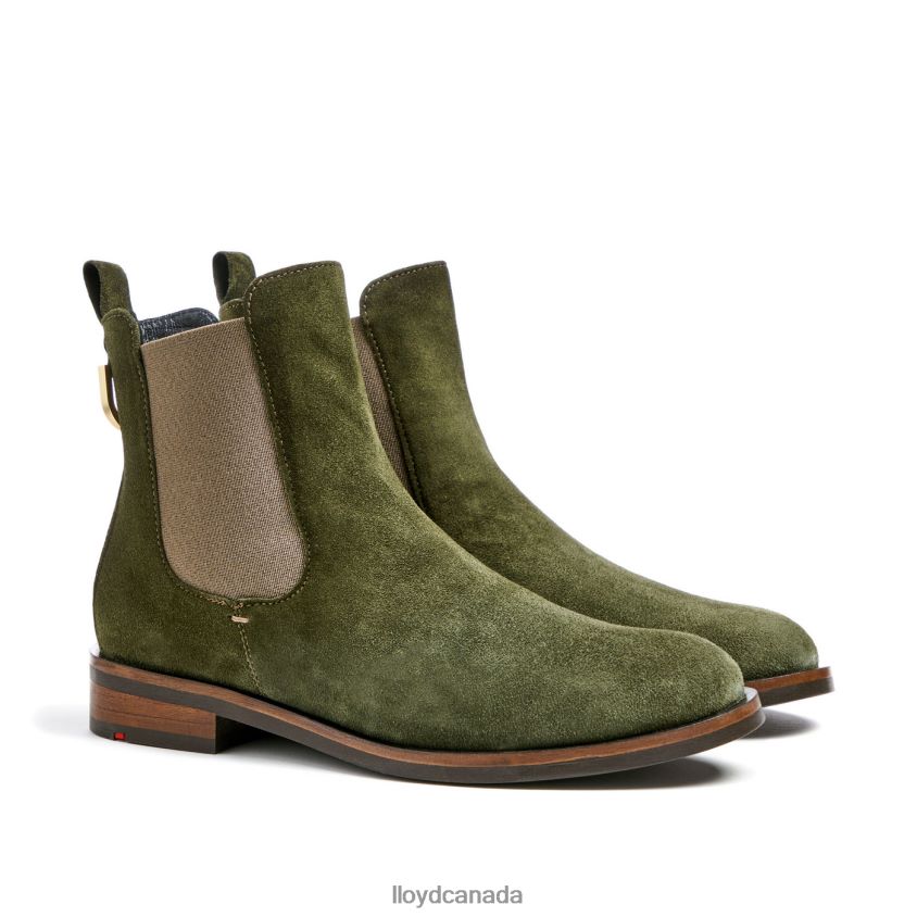 rough leather slip-on ANKLE BOOTS LLOYD Women green R084ZF935 Shoes
