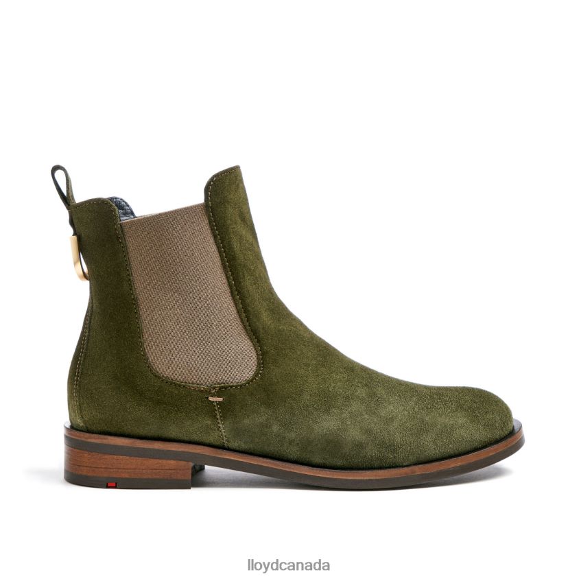 rough leather slip-on ANKLE BOOTS LLOYD Women green R084ZF935 Shoes