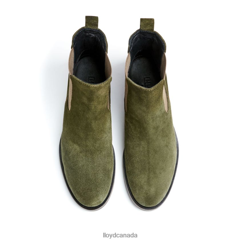 rough leather slip-on ANKLE BOOTS LLOYD Women green R084ZF935 Shoes
