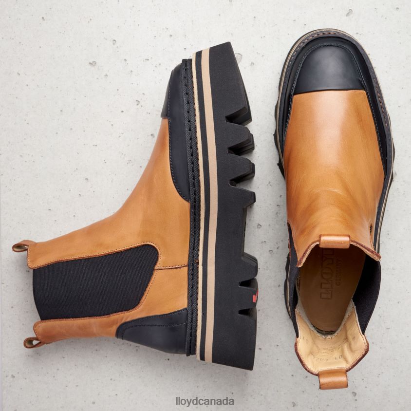 rubber sole slip-on ANKLE BOOTS LLOYD Women brown R084ZF943 Shoes