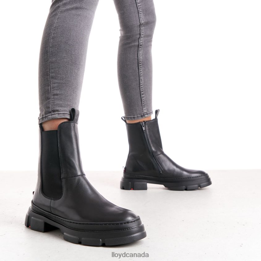 smooth leather slip-on ANKLE BOOTS LLOYD Women black R084ZF954 Shoes