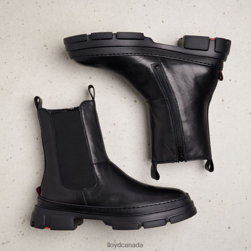 smooth leather slip-on ANKLE BOOTS LLOYD Women black R084ZF954 Shoes