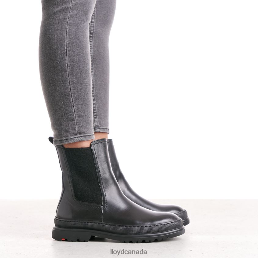 smooth leather slip-on ANKLE BOOTS LLOYD Women black R084ZF958 Shoes