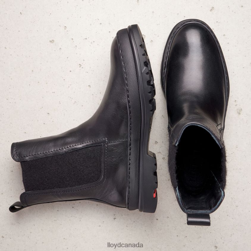 smooth leather slip-on ANKLE BOOTS LLOYD Women black R084ZF958 Shoes