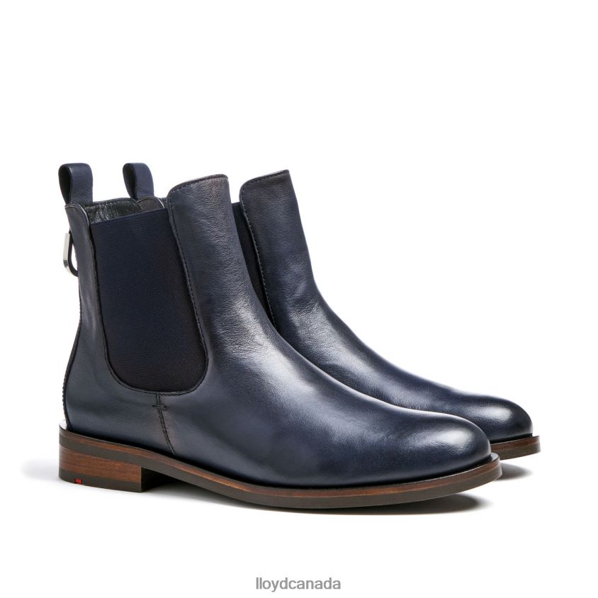 smooth leather slip-on ANKLE BOOTS LLOYD Women blue R084ZF934 Shoes