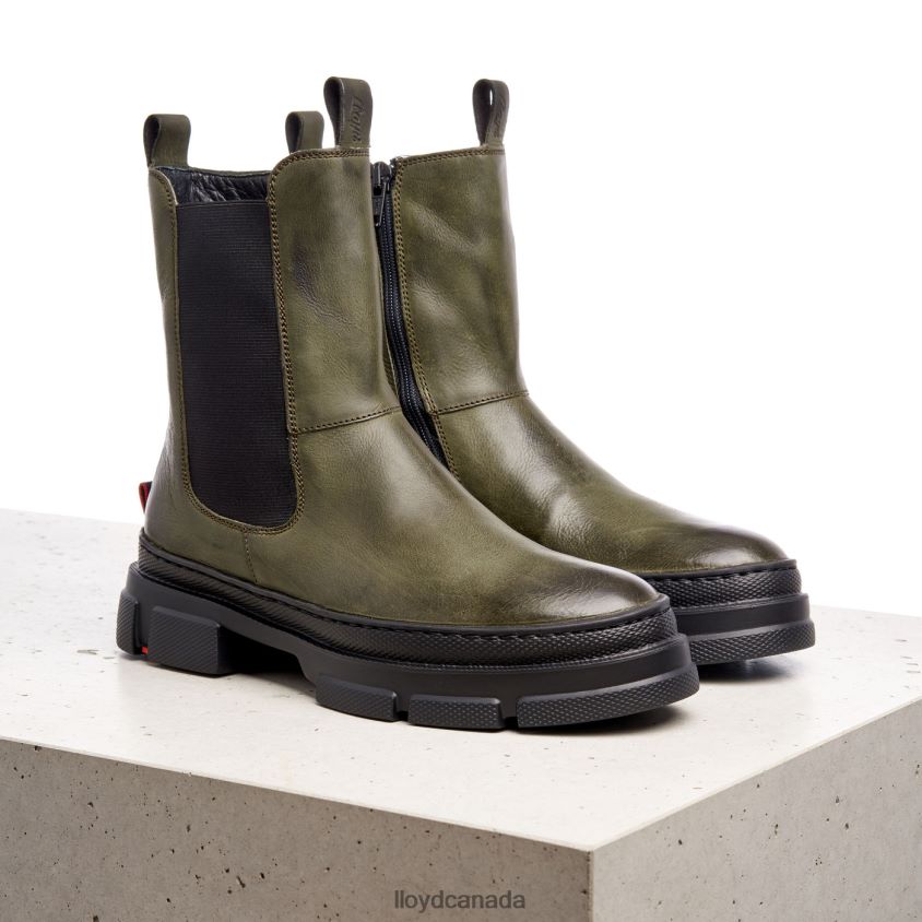smooth leather slip-on ANKLE BOOTS LLOYD Women green R084ZF930 Shoes