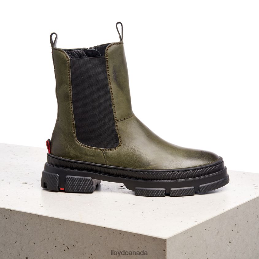 smooth leather slip-on ANKLE BOOTS LLOYD Women green R084ZF930 Shoes