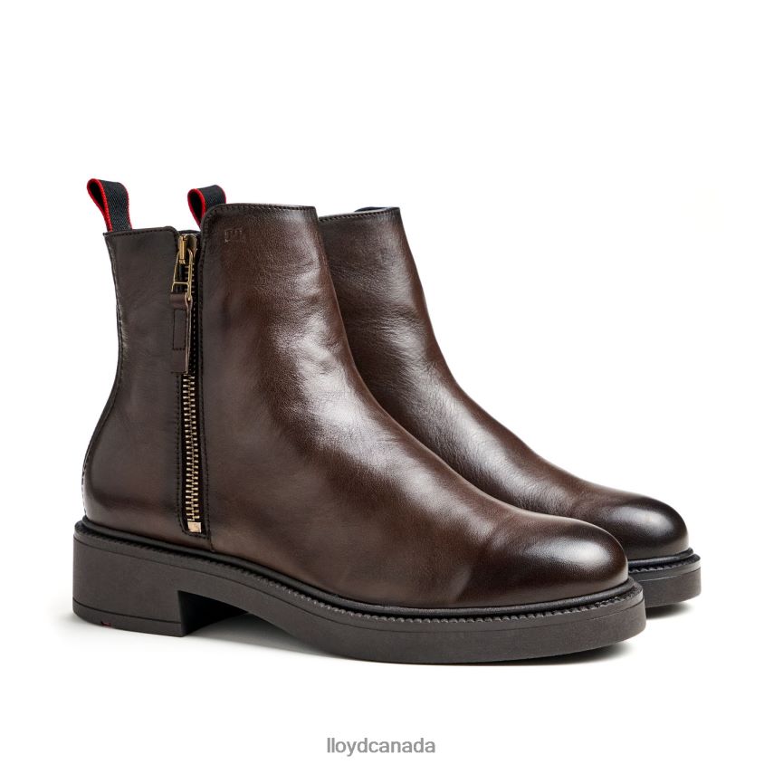 sporty smooth leather ANKLE BOOT LLOYD Women brown R084ZF896 Shoes