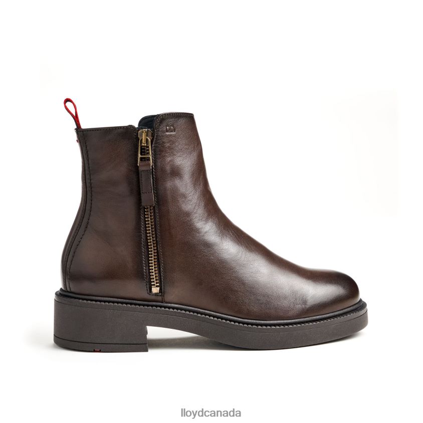 sporty smooth leather ANKLE BOOT LLOYD Women brown R084ZF896 Shoes