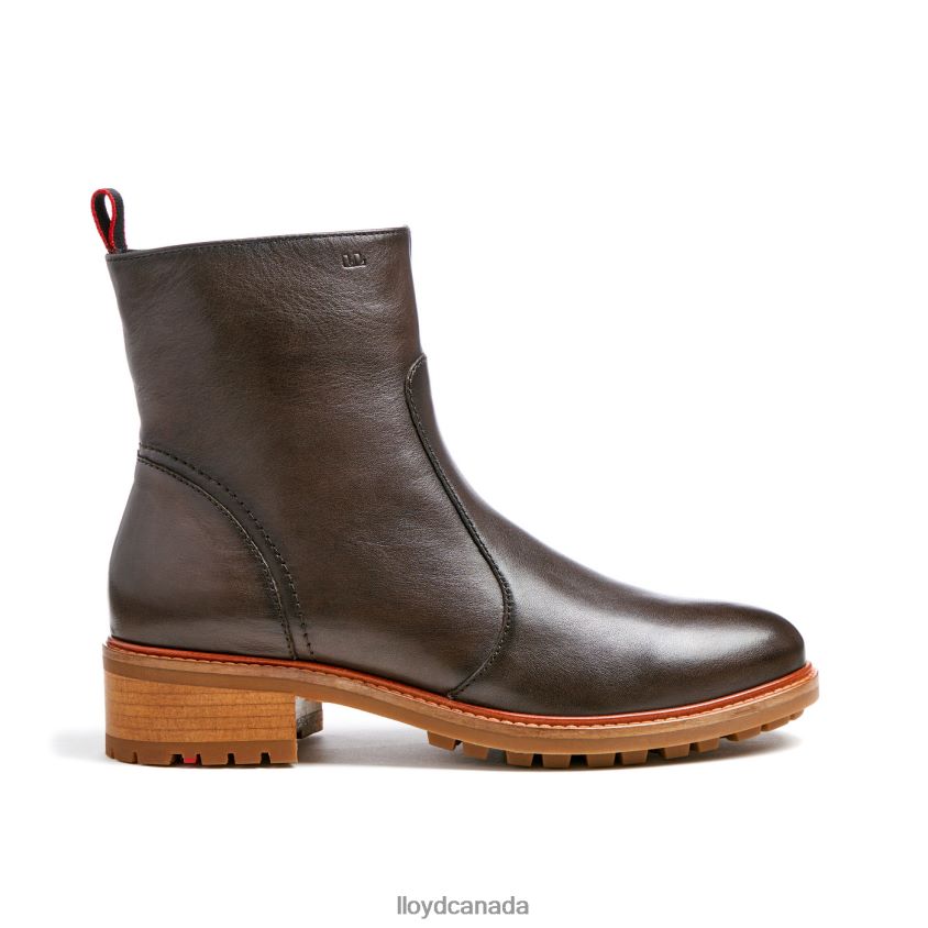 sporty smooth leather ANKLE BOOT LLOYD Women brown R084ZF902 Shoes