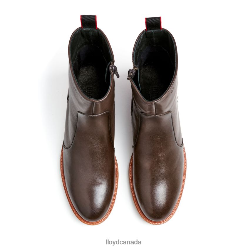 sporty smooth leather ANKLE BOOT LLOYD Women brown R084ZF902 Shoes