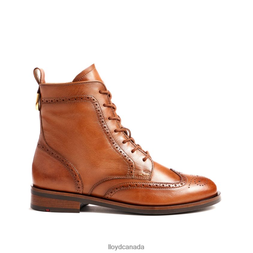 sporty smooth leather ANKLE BOOT LLOYD Women brown R084ZF909 Shoes