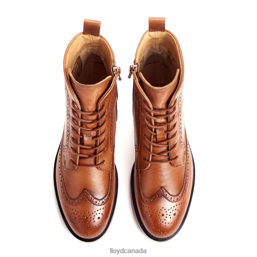sporty smooth leather ANKLE BOOT LLOYD Women brown R084ZF909 Shoes