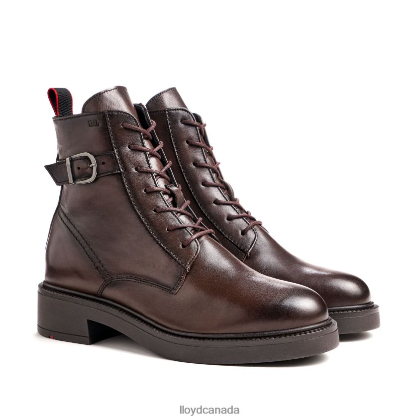sporty smooth leather ANKLE BOOT LLOYD Women brown R084ZF951 Shoes