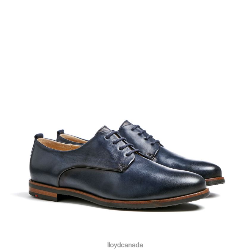 LACE LEATHER HALF SHOES LLOYD Women blue R084ZF1009 Shoes
