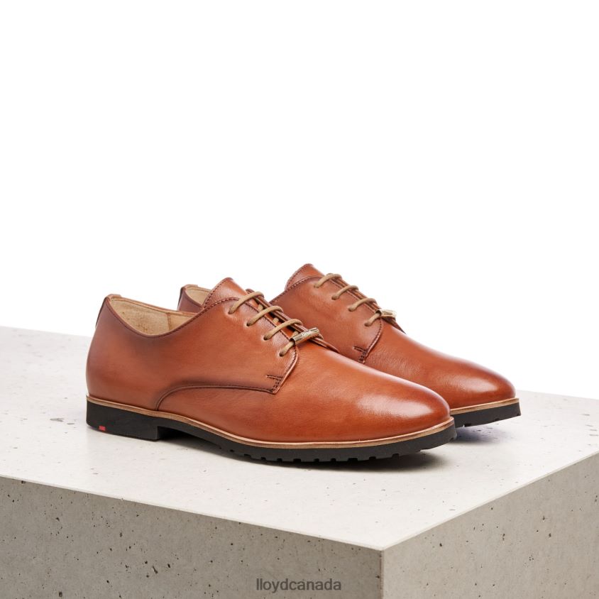 LACE LEATHER HALF SHOES LLOYD Women brown R084ZF1057 Shoes