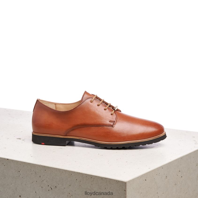 LACE LEATHER HALF SHOES LLOYD Women brown R084ZF1057 Shoes