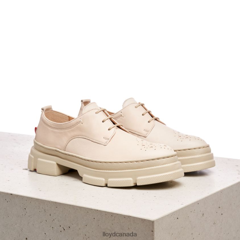 LACE SMOOTH LEATHER HALF SHOES LLOYD Women beige R084ZF1178 Shoes