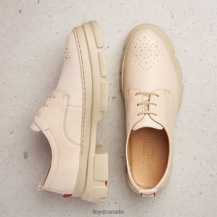 LACE SMOOTH LEATHER HALF SHOES LLOYD Women beige R084ZF1178 Shoes
